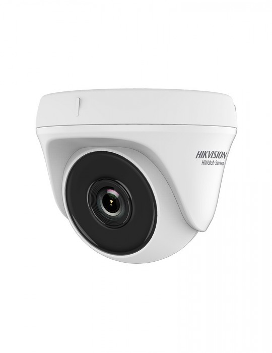 HWT-T110-P HIKVISION Hiwatch Turret Dome HD Camera Analógica 1MP Vision Nocturna Vista de frente