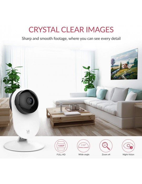 [Y20] YI Home Cámara Vigilancia Cámara IP 1080p. Imágenes con claridad cristalina.
