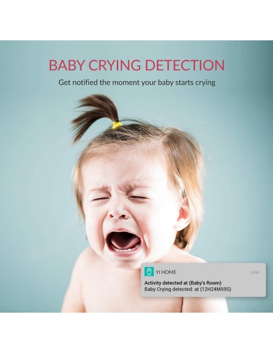 [Y20] YI Home Cámara Vigilancia Cámara IP 1080p detección de llantos de bebé.