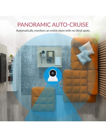 [H20] YI Domo Cámara Vigilancia Blanco 1080p Interno Cámara IP, protección panorámica
