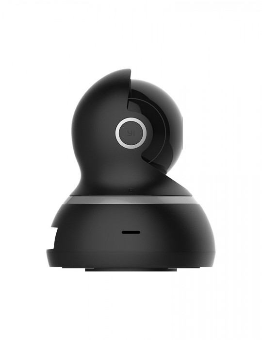 [H20] YI Dome Surveillance Camera Black 1080p Internal IP Wifi Camera Compatible with Alexa, 360 ° Coverage in FHD