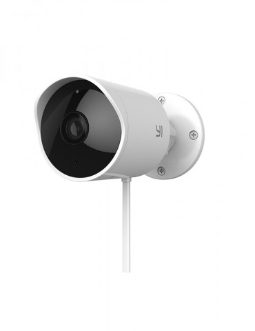 [H30] YI Intelligent Outdoor Camera Security Camera with AI 1080P Power, Surveillance System, Night Vision Cloud Service