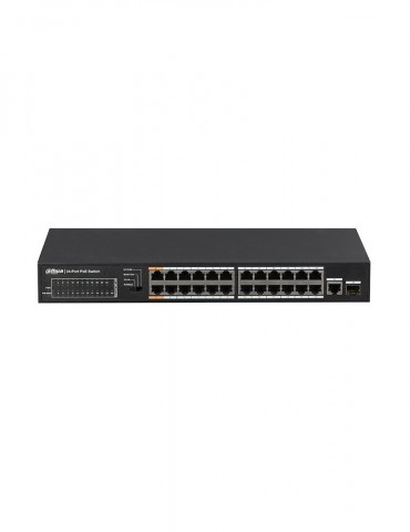 [DH-PFS3125-24ET-190] DAHUA Gigabit Combo PoE Switch 1 Gigabit Ports + 24Port FE PoE 10/100Mbps
