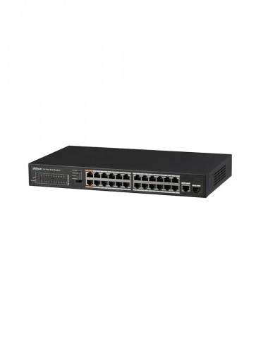 [DH-PFS3125-24ET-190] DAHUA Gigabit Combo PoE Switch 1 Gigabit Ports + 24Port FE PoE 10/100Mbps
