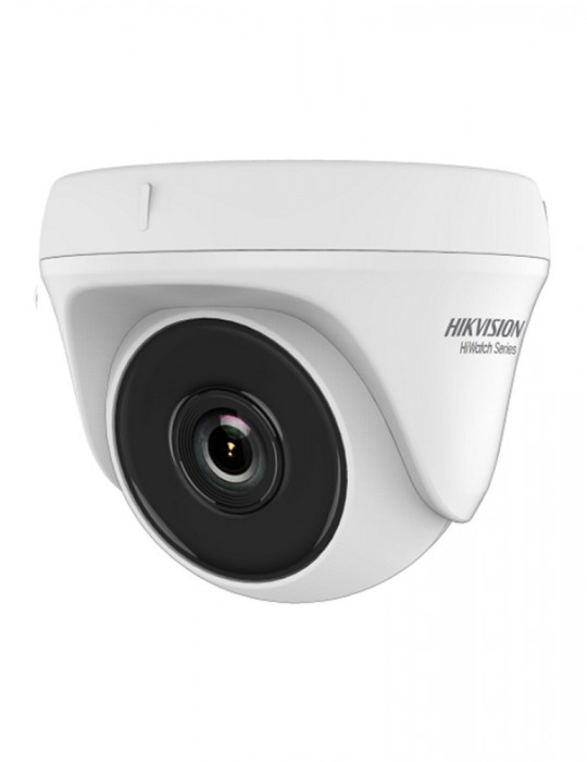 HWT-T120-P HIKVISION Hiwatch Turret Dome HD Camera Analógica 2MP Vision Nocturna Vista de frente