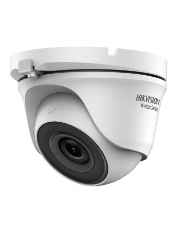 HWT-T110-M HIKVISION Hiwatch Turret Dome HD Camera Analógica 1MP Vision Nocturna Vista de frente HWT-T110-M HIKVISION Hiwatch Turret Dome HD Camera Analógica 1MP Vision Nocturna Vista de frente