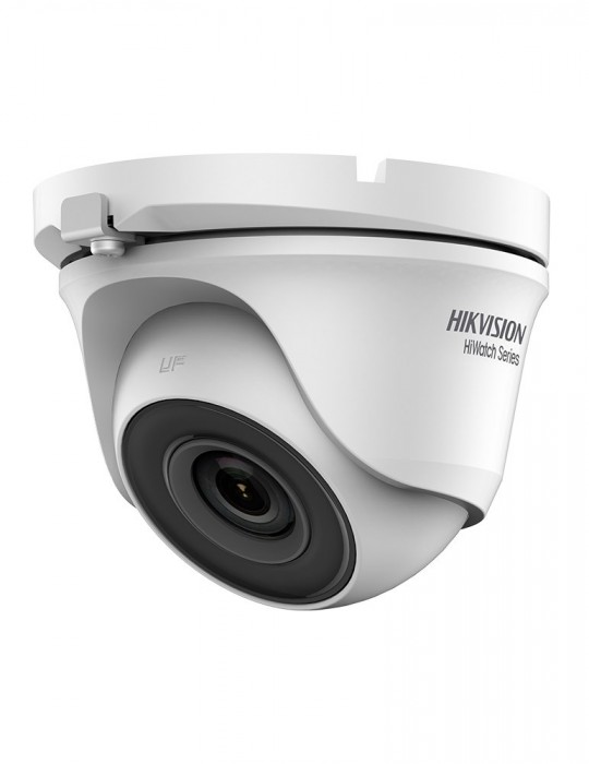 HWT-T110-M HIKVISION Hiwatch Turret Dome HD Camera Analógica 1MP Vision Nocturna Vista de frente