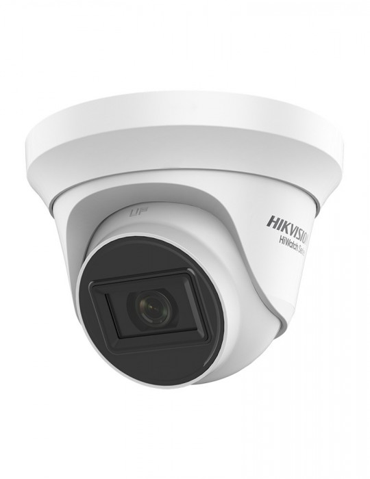 HWT-T281-M HIKVISION Hiwatch Turret Dome HD Camera Analógica 8MP Vision Nocturna Vista de frente