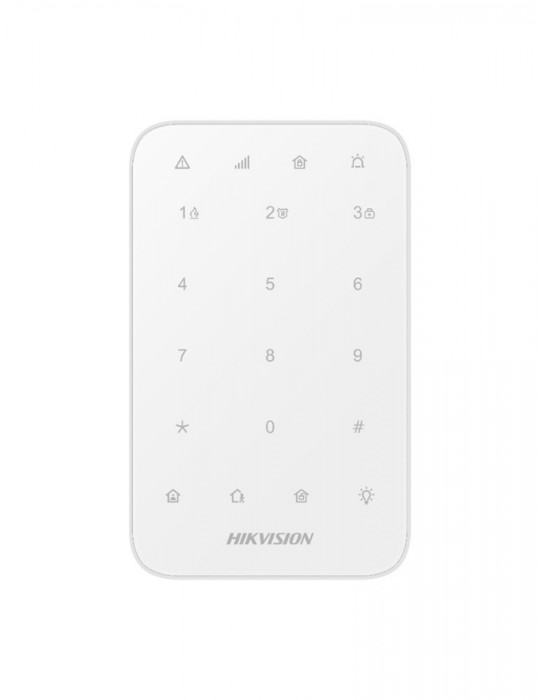 DS-PK1-E-WE HIKVISION AX PRO Teclado LED inalámbrico Vista frontal