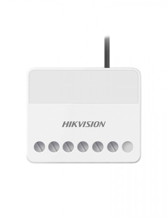 DS-PM1-O1L-WE HIKVISION AX PRO Interruptor de pared  corriente continua relé Vista frontal