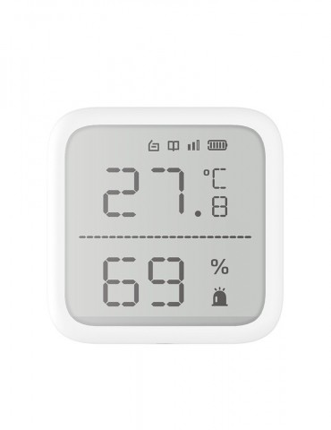 DS-PDTPH-E-WE HIKVISION AX PRO Wireless detector of temperature and humidity Front view