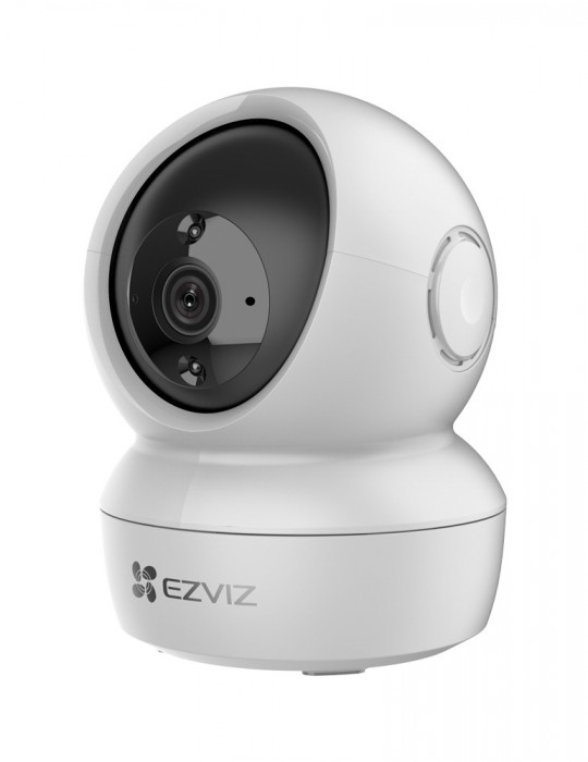 [C6N(3MP) 2K] EZVIZ Cámara de Vigilancia 2K WiFi Interior Cámara IP Domo 360º PT, Visión Nocturna, vista lateral