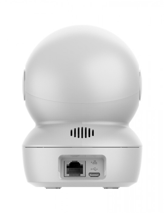 [C6N(3MP) 2K] EZVIZ Cámara de Vigilancia 2K WiFi Interior Cámara IP Domo 360º PT, Visión Nocturna, vista trasera