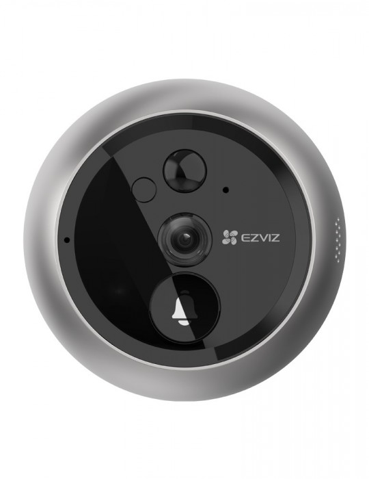 [DP2C] EZVIZ Wire-free Peephole Doorbell, Screen LCD 4.3", Video Call, 1080p, Visual Angle 155°, Motion Detection