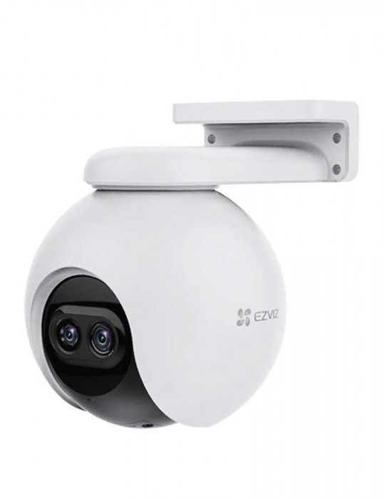 [C8PF] EZVIZ IP Cámara 2K, 8X Mixto Zoom, Exterior, Rotación 360°, Detector de Movimiento, vista de perfil