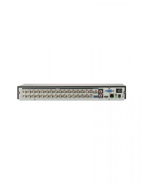 [DH-XVR5232AN-I2] DAHUA Videograbador HDCVI 5N1 Lite Series 32CH HDCVI/AHD/TVI/CVBS/IP 4K SATA, vista trasera