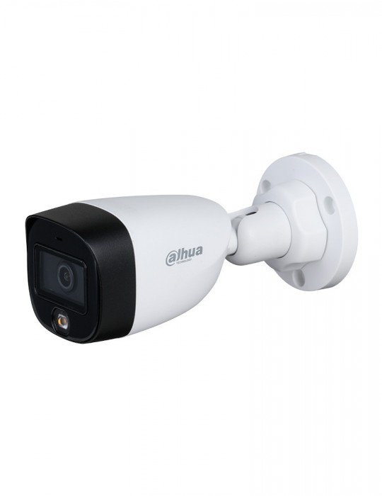 [DH-HAC-HFW1209CP-LED] Dahua Bullet LED Cámara 2.8mm/3.6mm Lite Serie Full-Color HDCVI 2MP 1080P IP67 Optica Fija