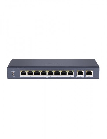 [DS-3E0310P-E/M] HIKVISION Hiwatch 8 Port Fast Ethernet Unmanaged POE Switch RJ45 10/100Mbps