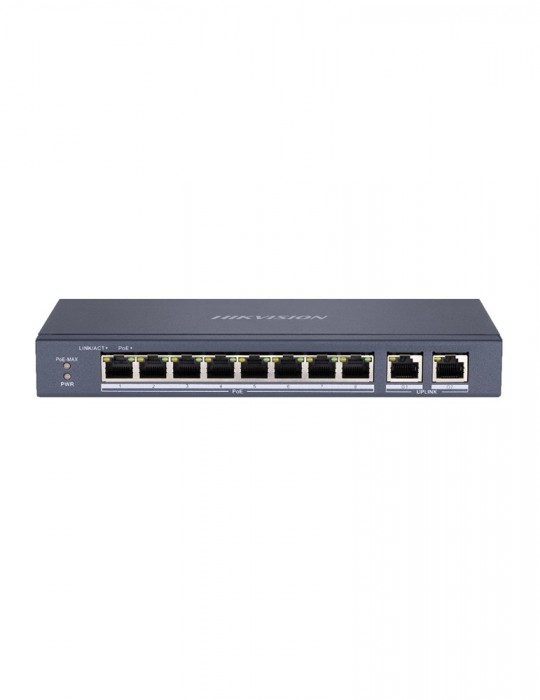 [DS-3E0310P-E/M] HIKVISION Switch POE 8 Puertos 10/100Mbps