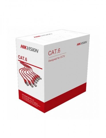 [HWC-6AU-W] HIKVISION UTP CAT6 305M Cables de red