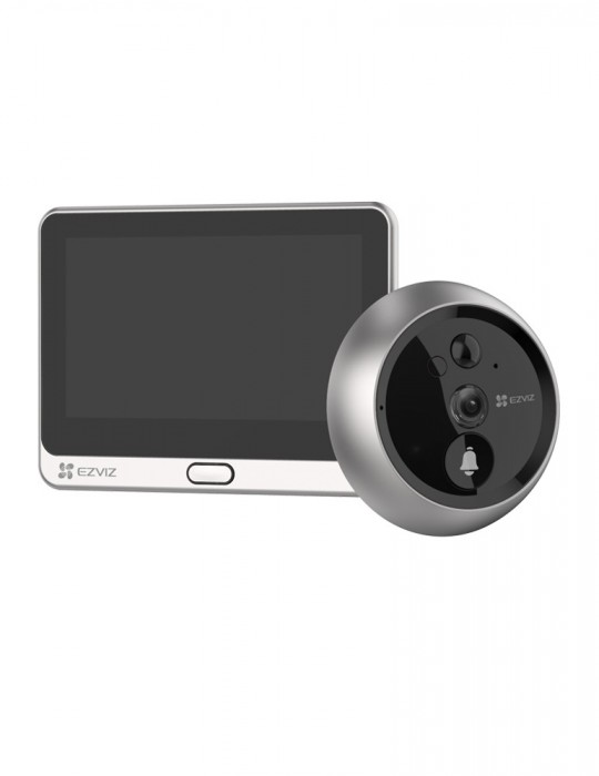 [DP2C] EZVIZ Wire-free Peephole Doorbell, Screen LCD 4.3", Video Call, 1080p, Visual Angle 155°, Motion Detection