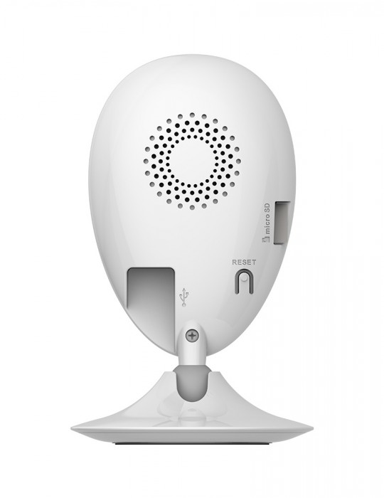 [C2C(1080P,H.265)] EZVIZ Cámara de Vigilancia 2MP WiFi Interior Cámara IP, Visión Nocturna, vista trasera