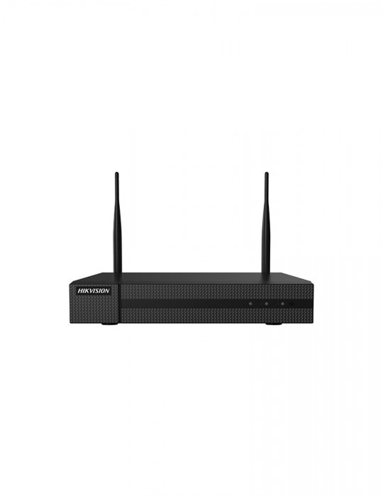 HWN-2104MH-W(C) HIKVISION Hiwatch Grabador NVR  Para Cámaras IP 4 CH Vídeo. Vista de frente.