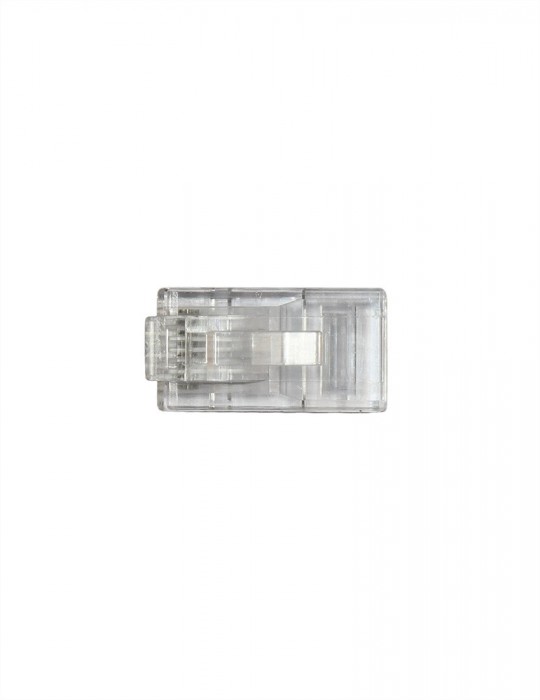 DAHUA Cámera Accesorios RJ45 CAT6 Conector para Cable de Red Ethernet CCTV Cámera (100 Unds/Caja), vista superior