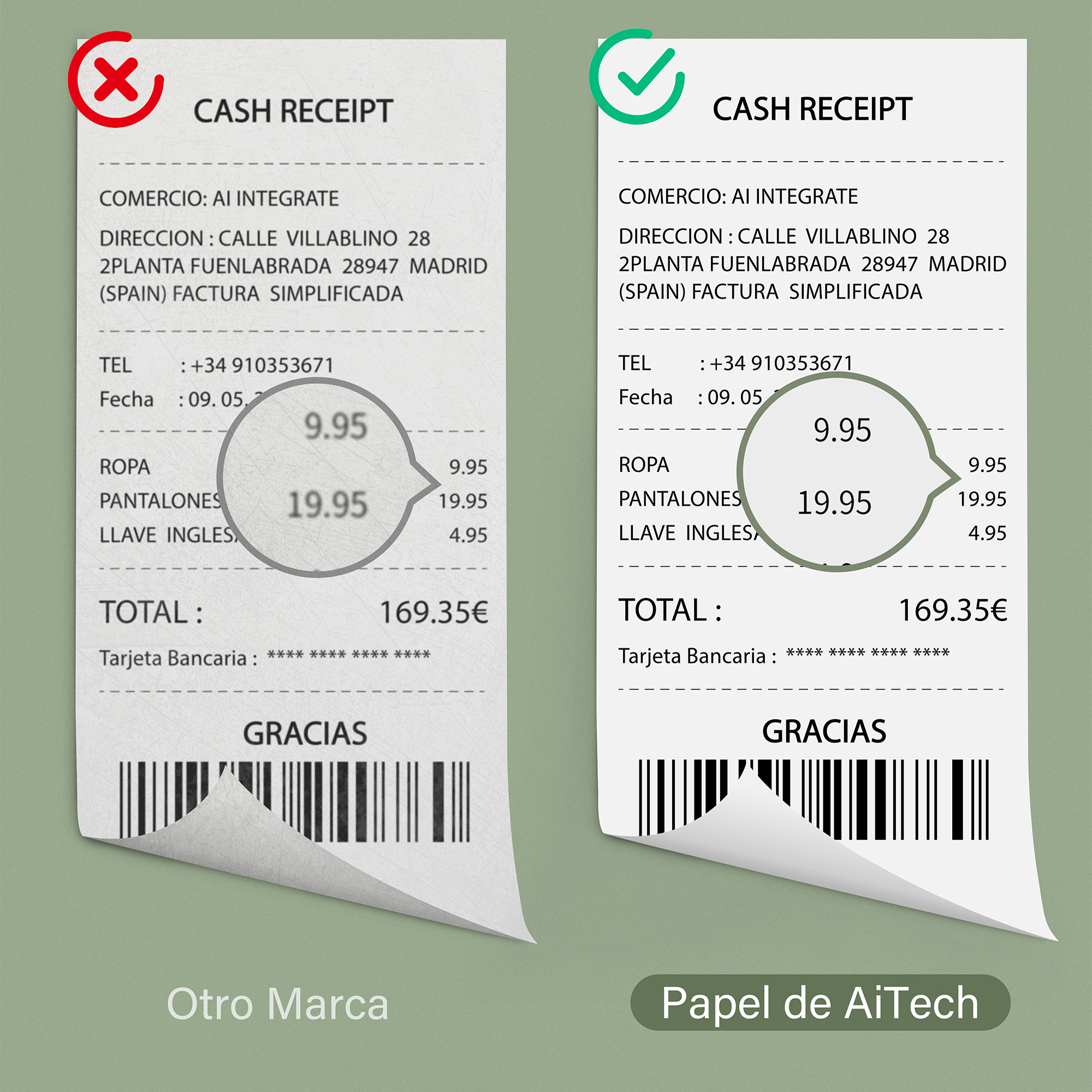 58×30mm thermal paper 7