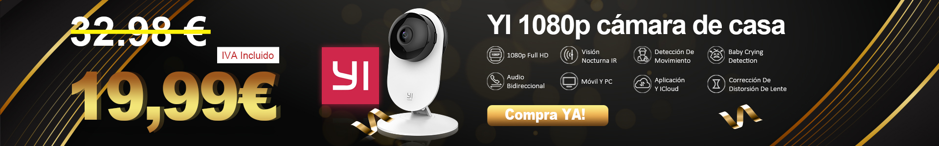 YI Y20 Home IP Cámara