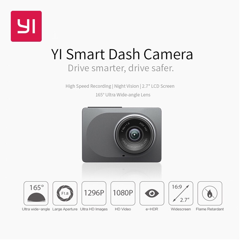 YI Smart Dash Camera especificaciones técnicas